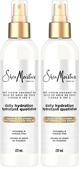 SheaMoisture 100 Percent Virgin Coconut Oil Leave-In Treatment, 8 Ounce, (Pack of 2)