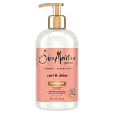 Shea Moisture Curl & Shine Conditioner Coconut & Hibiscus, for Thick, Curly Hair to Moisturize & Soften, 13 oz