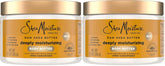 SheaMoisture Deeply Moisturizing Body Butter with Raw Shea Butter, Argan Oil and Pro-Ceramides, Rich Hydration & Healing of Dry Skin, 48H Moisturizing 11.5 oz, (Pack of 2)