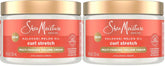 SheaMoisture Curl Stretch Multi-tasking Volume Cream Kalahari Melon Oil and a Tropical Vacation Scent With Hydrating Hyaluronic Serum, Defines Type 4 Curls For Days 11 Fl Oz, (Pack of 2)
