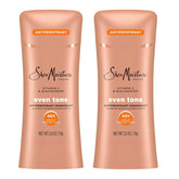SheaMoisture Antiperspirant Deodorant Stick Even Tone Vitamin C & Niacinamide 2 Count for 48HR Sweat & Odor Protection with No Parabens & No Mineral Oil 2.6 oz