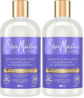 SheaMoisture Anti-Dandruff Shampoo Apple Cider Vinegar & Salicylic Acid For Removing Buildup System For A Healthier Scalp 13 Oz,(Pack of 2)