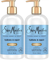SheaMoisture Hydrate & Repair Conditioner for Damaged Hair Manuka Honey & Yogurt Shea Butter 13 oz (Pack of 2)