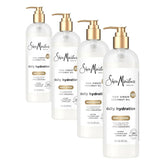 SheaMoisture Daily Hydration Body Lotion with 100% Virgin Coconut Oil, Shea Butter, Coconut Milk and Pro-Ceramides, Quickly Nourish & Soften Skin, 24H Moisturizing 16 oz (Pack of 4)