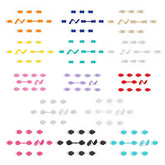 Confidence by GaBBY Goodwin - All GaBBY Bows Bundle - Non-Slip Barrettes – Bows that Stay in Place and Don't Slide Out – Double Sided Snap – 140 Pack – 14 Colors