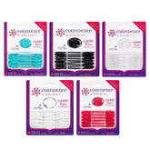 Confidence - GaBBY Bow Sweet Pea Design - Patented Non-Slip Barrettes – 50 Pack – 5 Flower Colors