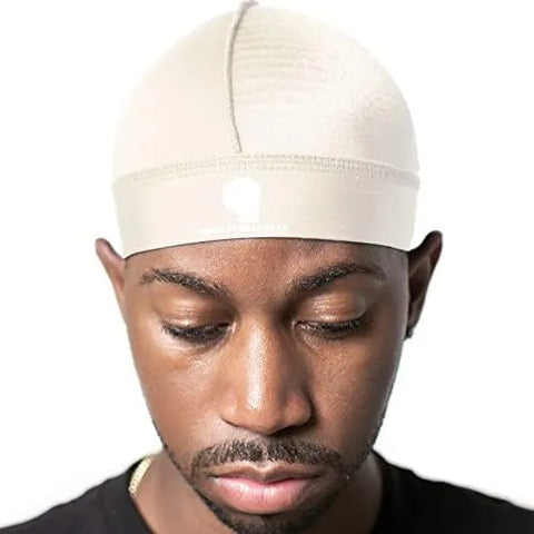 Royalty Headwear Silky Wave Cap for 360, 540 & 720 Waves, Soft Breathable Durag Skull Cap Beanie for Men