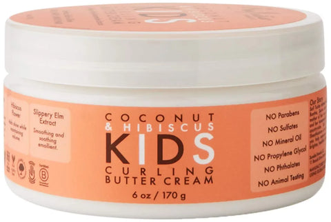 Shea Moisture Coconut & Hibiscus KIDS Curling Butter Crème 6 oz