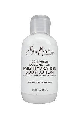 SheaMoisture 100% Virgin Coconut Oil Daily Hydration Body Lotion 3.2 Fl Oz (Pack of 1)