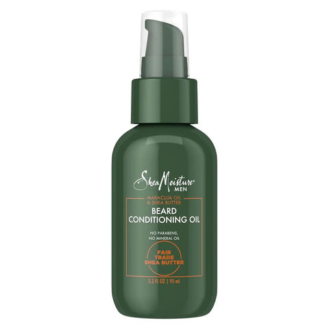 SheaMoisture Beard Conditioning Oil for a Full Beard Maracuja Oil and Shea Butter to Moisturize and Soften 3.2 oz