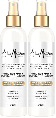 SheaMoisture 100 Percent Virgin Coconut Oil Leave-In Treatment, 8 Ounce, (Pack of 2)