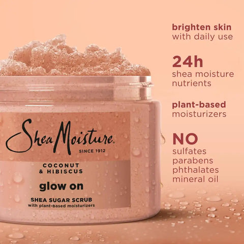 SheaMoisture Shea Sugar Body Scrub Coconut Hibiscus 12 oz