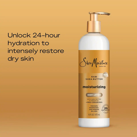 SheaMoisture Raw Shea Butter Body Lotion 24-Hour Moisture 16oz
