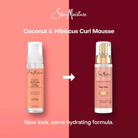 SHEA MOISTURE Sheamoisture Coconut & Hibiscus Frizz-free Curl Mousse - 7.5 Fl Oz, 7.5 Oz (290612 )