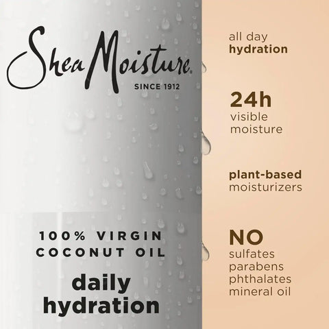 Shea Moisture Virgin Coconut Oil Body Wash Nourish and Replenish Skin 18 oz