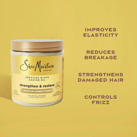 SHEA MOISTURE JBCO LEAVE IN COND STRNGTH+RESTORE 20 FL.OZ.