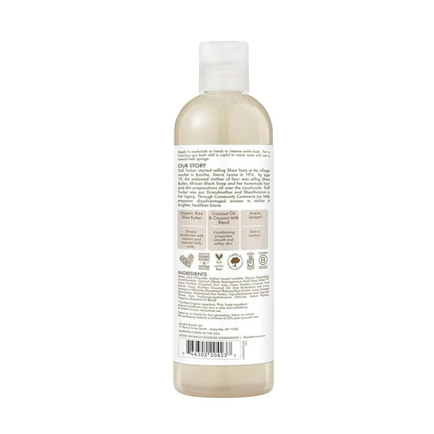 SheaMoisture 100% virgin coconut oil daily hydration bubble bath & body wash, 13 Fluid Ounce