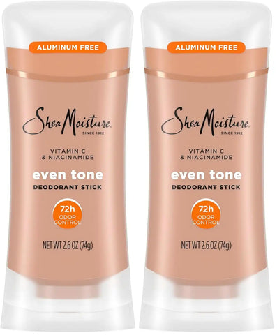 SheaMoisture Deodorant Stick for 72h Odor Control Fresh Aluminum Free 2.6 oz, (Pack of 2)
