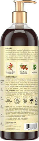 SheaMoisture Strengthen and Restore Shampoo Jamaican Black Castor Oil for Damaged Hair Sulfate-Free 24 oz,(Pack of 2)