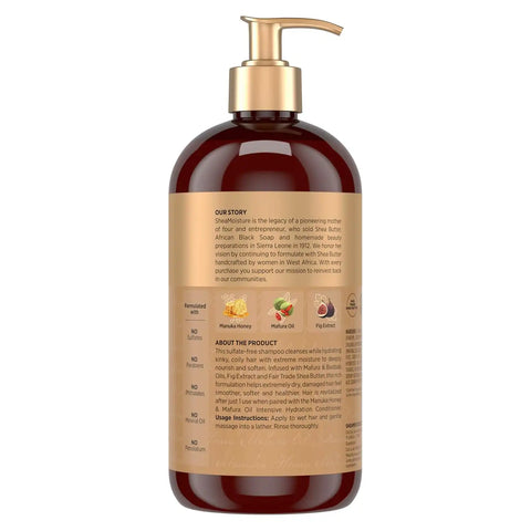 Shea Moisture Manuka Honey & Mafura Oil Shampoo Intensive Hydration 24oz