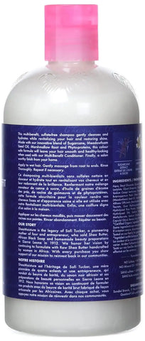 SheaMoisture Silicone Free Shampoo for Dry Hair Sugarcane Extract and Meadowfoam Paraben Free Shampoo 13 oz