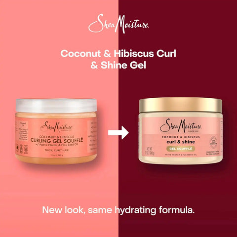 Shea Moisture Coconut & Hibiscus Curling Gel Soufflé 12oz