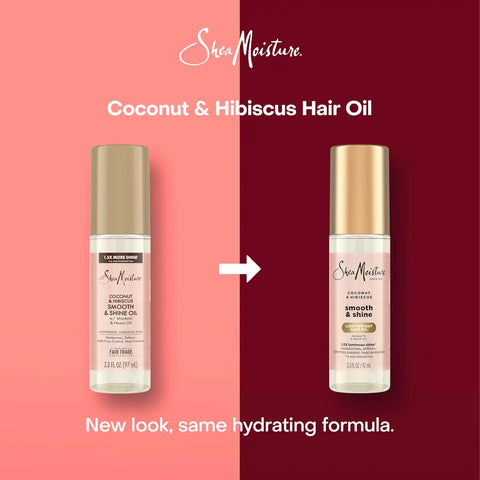 Shea Moisture Coconut & Hibiscus Smooth and Shine Hair Oil 3.3oz