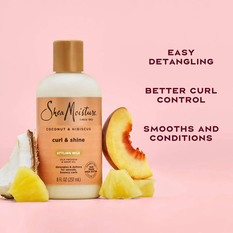 Shea Moisture Coconut & Hibiscus Curl & Style Milk 8oz