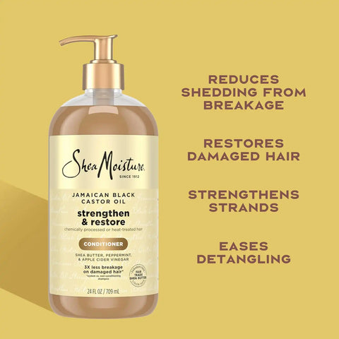 Shea Moisture Jamaican Black Castor Oil Conditioner for Curly Hair 24oz