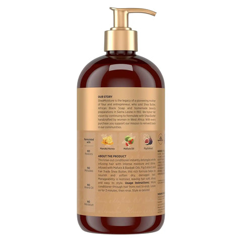 Shea Moisture Intensive Hydration Conditioner for Dry, Damaged Hair Manuka Honey and Mafura Oil deep moisturizing conditioner 24oz
