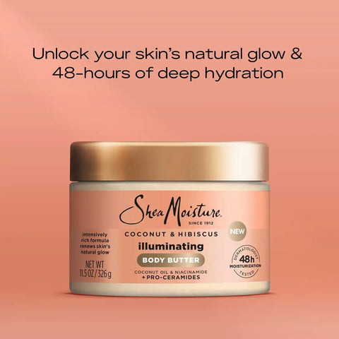 Shea Moisture Coconut & Hibiscus Illuminating Body Butter 11.5oz