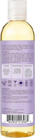 SheaMoisture Bath, Body and Massage Oil Lavender Wild Orchid Calming Moisturizer for Sensitive Skin 8 oz