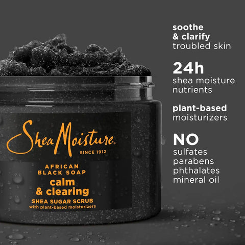 SheaMoisture African Black Soap Sugar Body Scrub 12oz