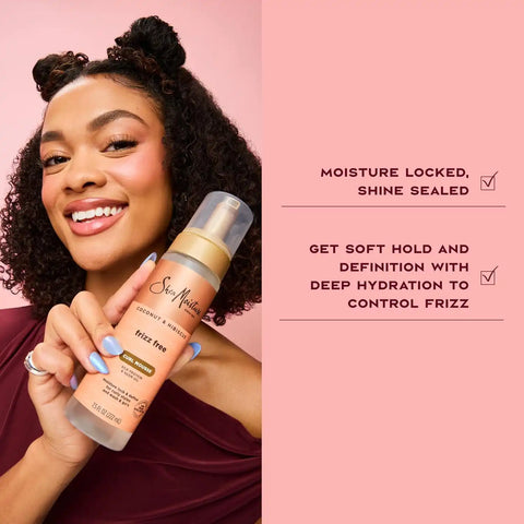 SHEA MOISTURE Sheamoisture Coconut & Hibiscus Frizz-free Curl Mousse - 7.5 Fl Oz, 7.5 Oz (290612 )