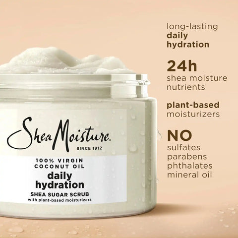 SheaMoisture Shea Sugar Body Scrub Virgin Coconut Oil 12 FO