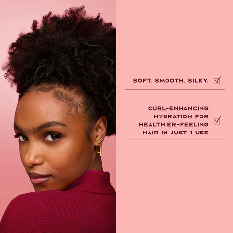 Shea Moisture Curl Enhancing Smoothie Hair Cream for Thick, Curly Hair Coconut and Hibiscus Sulfate Free and Paraben Free Curl Cream 20 oz