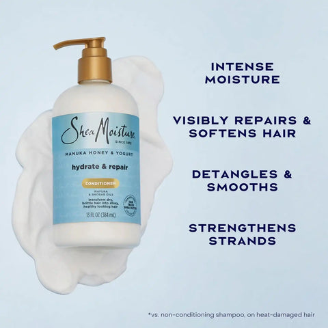 Shea Moisture Manuka Honey & Yogurt Hydrate & Repair Conditioner 13oz