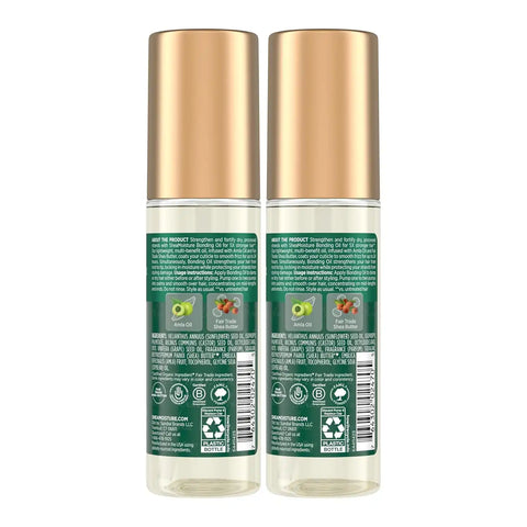 SheaMoisture Bonding Oil Amla Oil To Protect,Strengthen And Smooth Hair With Amla-Oil And Fair-Trade Shea Butter With 5X Strength-And 24-Hour Frizz & Humidity Control 3.3 Fl Oz,(Pack of 2)