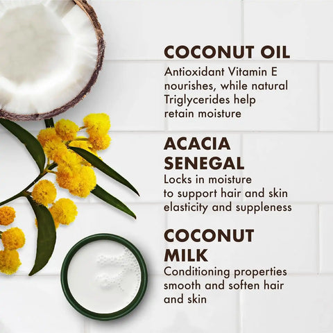 SheaMoisture Coconut Oil for Face - Daily Hydration Overnight Face Oil with Coconut Milk & Acacia Senegal, Argan Oil for Skin, Organic Shea Butter, Hydrating, Vitamin E, 1 Oz (Pack of 2)
