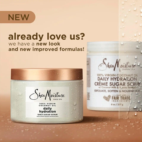 SheaMoisture Shea Sugar Body Scrub Virgin Coconut Oil 12 FO