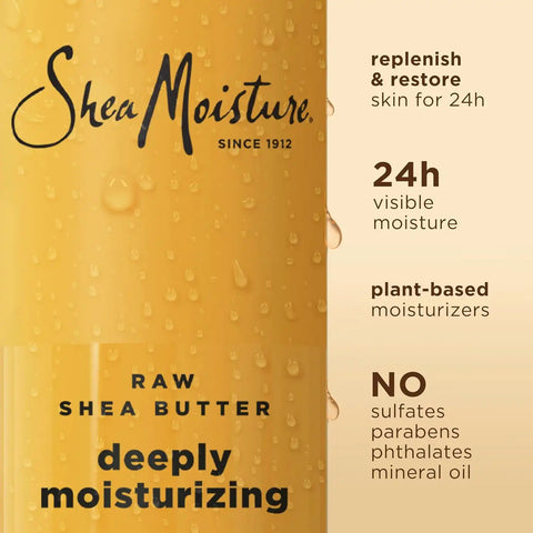 SheaMoisture Raw Shea Butter Body Wash Moisturize and Restore Deeply 18 oz
