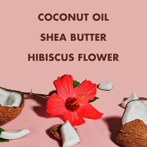 Shea Moisture Coconut & Hibiscus Massage Oil and Body Oil for Dry Skin, Bath Oil with Coconut Oil and Vitamin E Oil for Skin, 8 oz