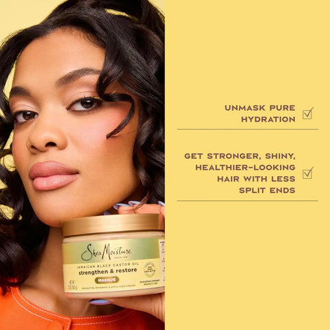 Shea Moisture Jamaican Black Castor Oil Treatment Masque 11.5 Ounce (Pack of 12)