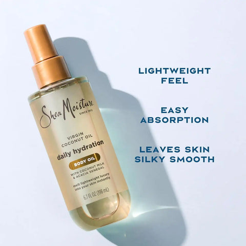 Shea Moisture Daily Hydration Body Oil with Virgin Coconut Oil 6.7oz