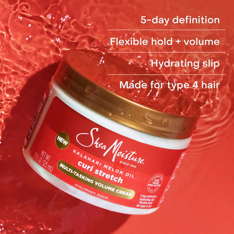 Shea Moisture Curl Stretch Volume Cream for Type 4 Hair, 11 Ounce (Pack of 12)