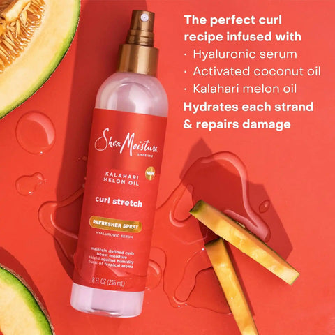 Shea Moisture Curl Stretch Refresher Spray Kalahari Melon Oil 8oz