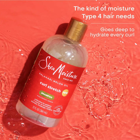 Shea Moisture Curl Stretch Shampoo Kalahari Melon Oil 13oz