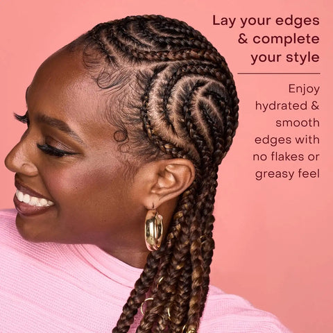 SheaMoisture Define&Shine Edge Gel + Flaxseed Coconut&Hibiscus Holds and Controls Edges All Day Infused With Glycerin,Coconut Oil and an Invigorating Sweet Scent Paraben-Free Hair 3.5 OZ,(Pack of 2)