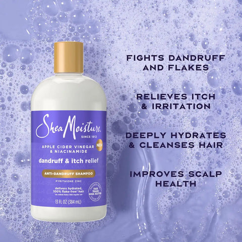Shea Moisture Anti-Dandruff Shampoo Apple Cider Vinegar & Niacinamide 13oz